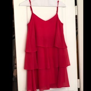 Hot pink flapper dress